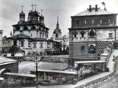 House of the Romanov Boyars in the Monastery of the Sign, and the Cathedral of the Sign, Moscow by Russian Photographer