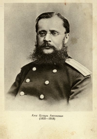 Portrait of Cesar Cui by Russian Photographer