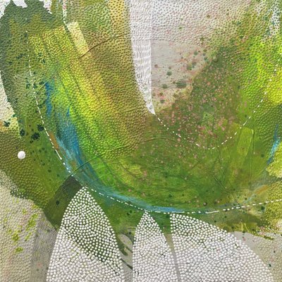 Vibrant Green Texture by SAN STARLING