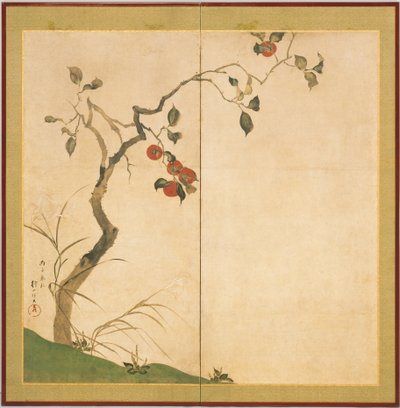 Persimmon Tree by Sakai Hoitsu