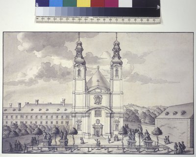 Front View of the Servite Church in the Suburb of Rossau by Salomon Kleiner