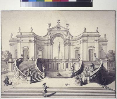 Garden Palace in the Gardens of Liechtenstein Palace, Rossau, Vienna by Salomon Kleiner
