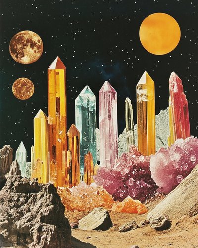 Cosmic Crystal City by Samantha Hearn