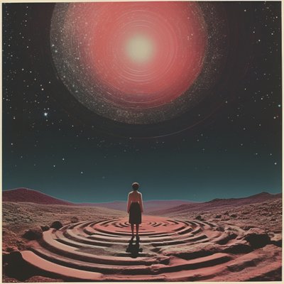 Cosmic Desert Journey by Samantha Hearn