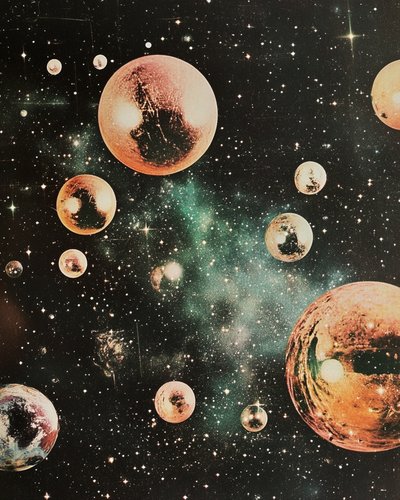 Drifting Cosmic Planets by Samantha Hearn