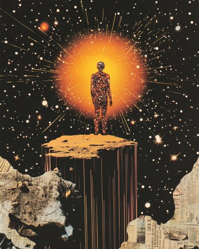 Enlightened Cosmic Being by Samantha Hearn