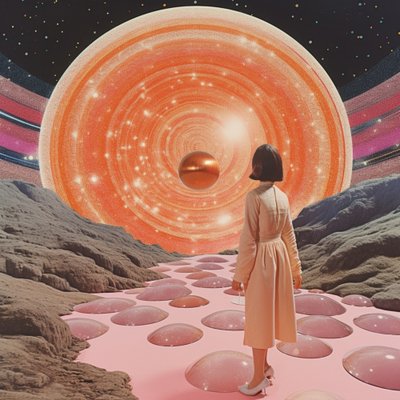 Gazing at the Orange Planet by Samantha Hearn