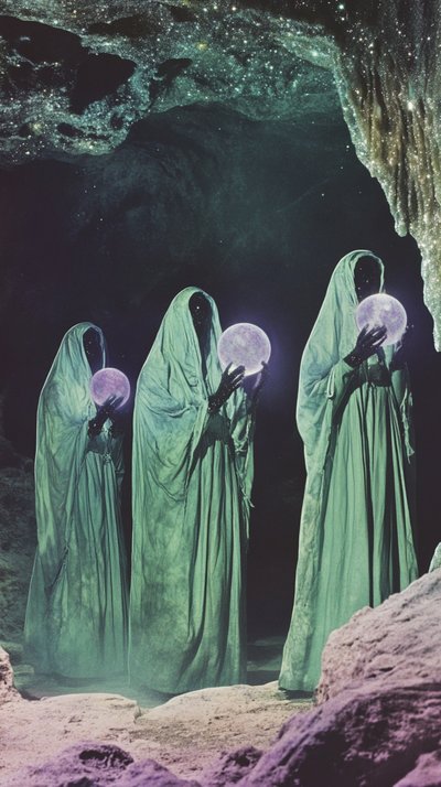 Mysterious Cave Figures by Samantha Hearn