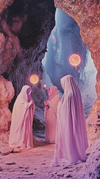 Mystical Cave Figures by Samantha Hearn