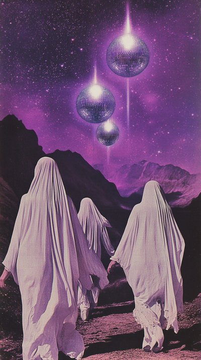 Mystical Figures Disco Orbs by Samantha Hearn