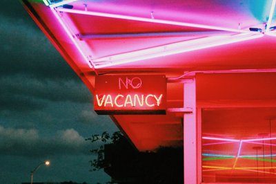 No Vacancy Neon Night by Samantha Hearn
