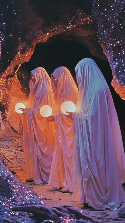 Three Mystical Beings by Samantha Hearn