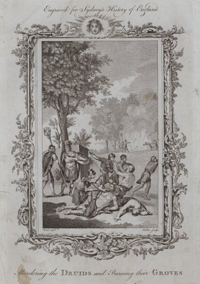 Murdering the Druids and Burning their Groves by Samuel (after) Wale