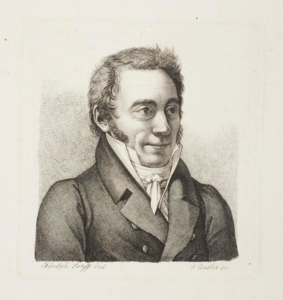 Male Portrait by Samuel Amsler