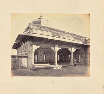 Agra; the Fort, Interior of the Zenana Showing the Mosaic Work, Another View by Samuel Bourne