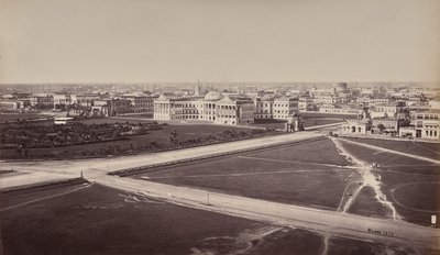 Calcutta. General View. Government House in the Foreground by Samuel Bourne