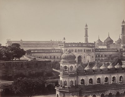 Lucknow. The Great Imambara and Mosque by Samuel Bourne