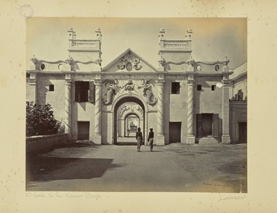 Lucknow; The Mermaid Gate, Kaiser Bagh by Samuel Bourne