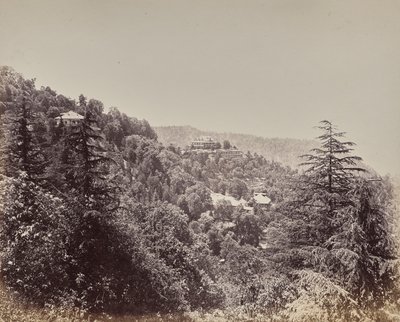 Shimla. The Yarrows and Neighboring Hills by Samuel Bourne