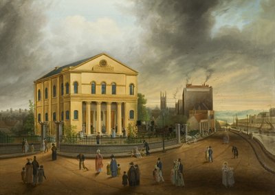 Sunday Morning, Going to Church, c.1832 by Samuel Colman