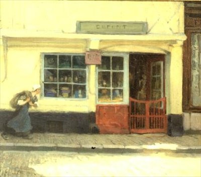 Street Scene by Samuel Henry William Llewelyn