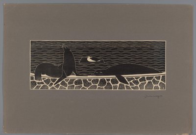 Sea Lions by Samuel Jessurun de Mesquita (signed by artist)