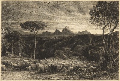 Opening the Fold by Samuel Palmer