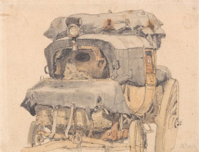 A Diligence, Front View by Samuel Prout