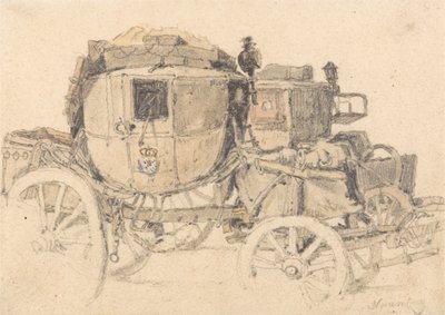 A Diligence, Side View: Nuremberg by Samuel Prout