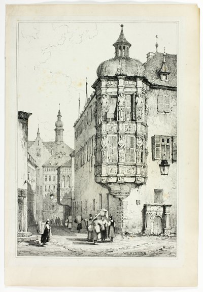 Wurzburg, from Facsimiles of Sketches made in Flanders and Germany by Samuel Prout