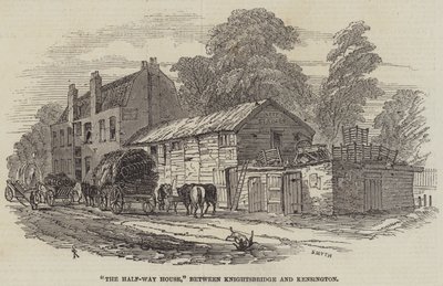 The Half-Way House, between Knightsbridge and Kensington by Samuel Read