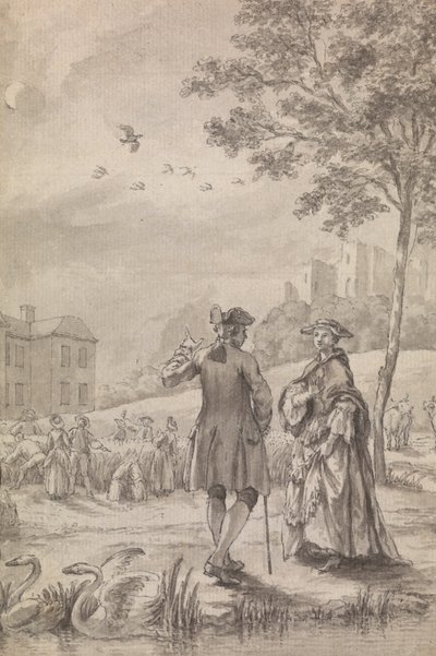 An Eclipse in Harvest Time by Samuel Wale