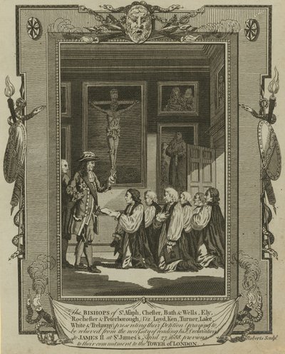 The Seven Bishops Presenting Their Petition to King James II at St James