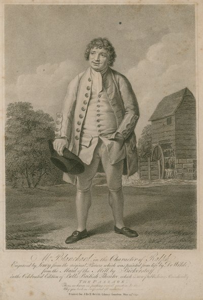 Mr Blanchard in the Character of Ralph by Samuel de Wilde