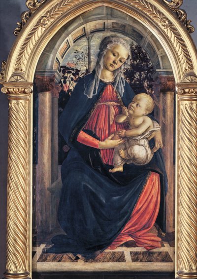 Madonna of the Rose Garden by Sandro (1444/5-1510) Botticelli