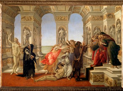 The Calumny of Apelles by Sandro Botticelli