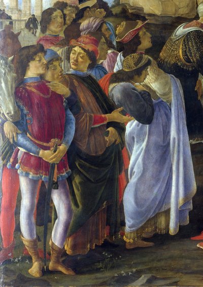 Adoration of the Magi (detail) by Sandro Botticelli