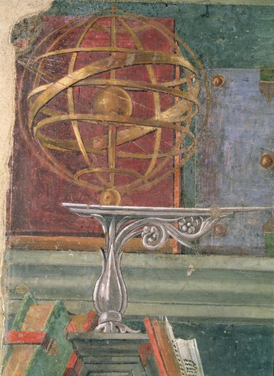 Detail from St. Augustine in His Study Showing an Armillary Sphere by Sandro Botticelli