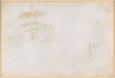 The Divine Comedy, Purgatory XXII: Ascent to the Sixth Ring of Purgatory; Conversations with Statius; Penance of the Gluttons by Sandro Botticelli