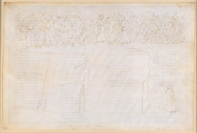 The Divine Comedy, Purgatorio XXV. Ascent to the Seventh Ring of Purgatory: Instruction on the Corporeality of Shadows; Penance of the Lustful by Sandro Botticelli