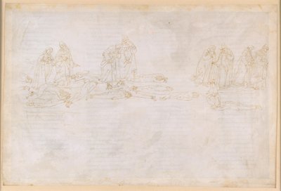 The Divine Comedy, Purgatorio XX. Fifth Ring of Purgatory: Penance of the Greedy and Wasteful; Conversation with Hugh Capet by Sandro Botticelli
