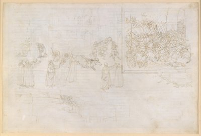 The Divine Comedy, Purgatorio X. First Ring of Purgatorio: The Marble Reliefs; Penance of the Proud by Sandro Botticelli