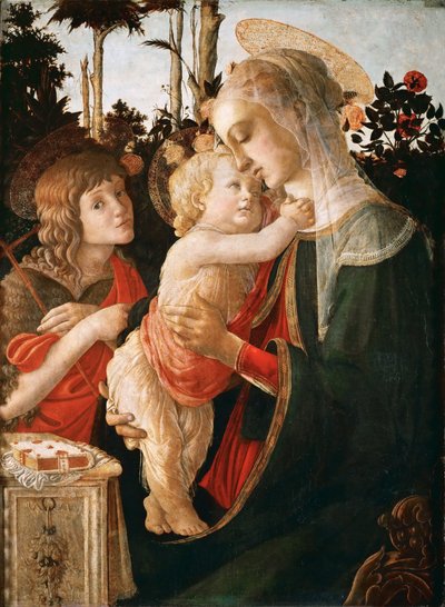 Madonna and Child with the Young St. John the Baptist by Sandro Botticelli and workshop