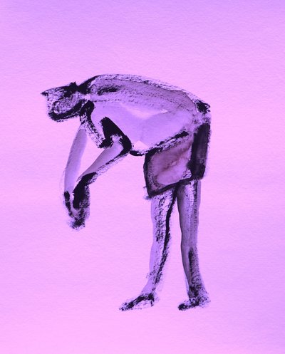 Contemplative Bending Form by Santhosh ch