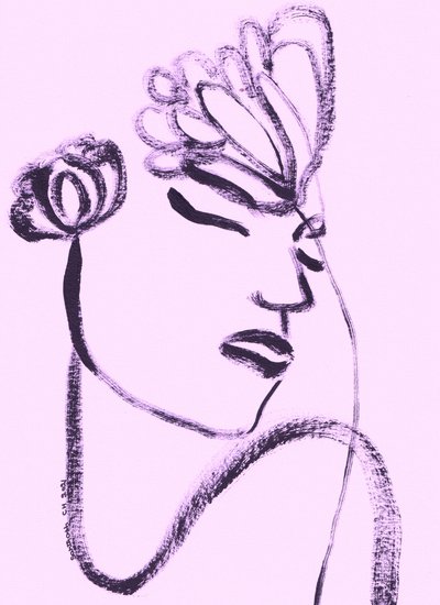 Dreamy Feminine Bloom by Santhosh ch