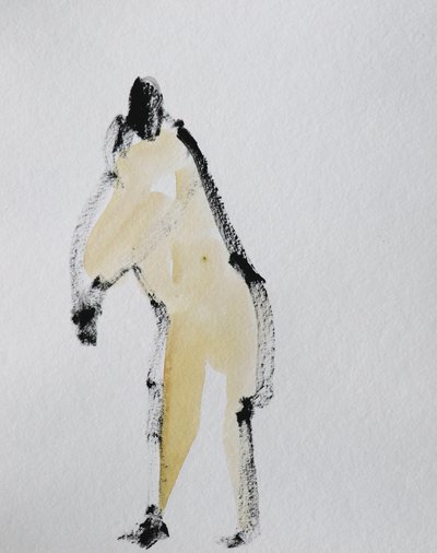 Dynamic Nude Sketch by Santhosh ch
