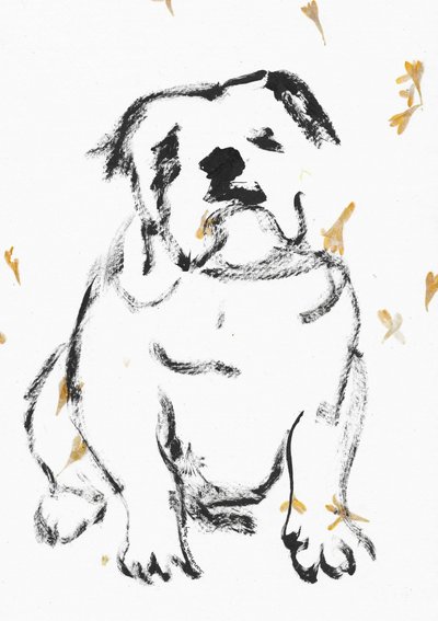 Sweet Puppy Sketch by Santhosh ch