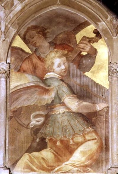 Musical Angels within a Trompe l