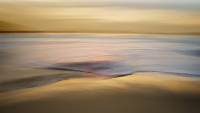 Blurred Ocean Sunset by Santiago Pascual Buye