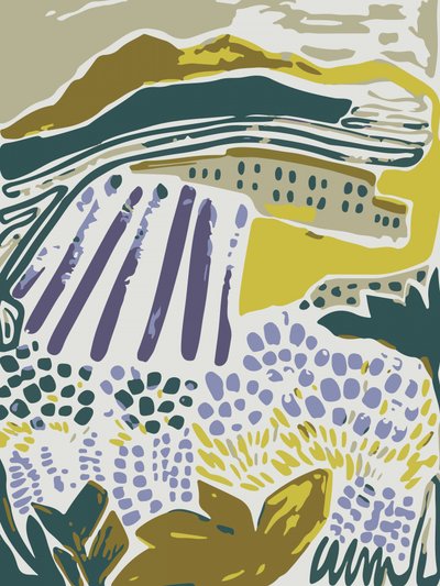 Rural Lavender Fields by Sarah Fitzgerald